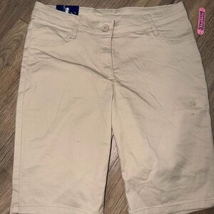 Izod Women's Tan Bermudas